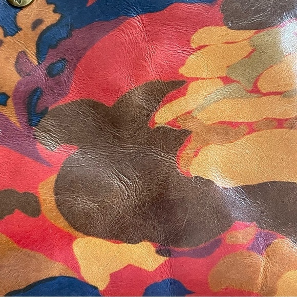 Patricia Nash Avellino Leather Camo Crossbody Bag - Classic Sleek Go-Any Where - Picture 12 of 16